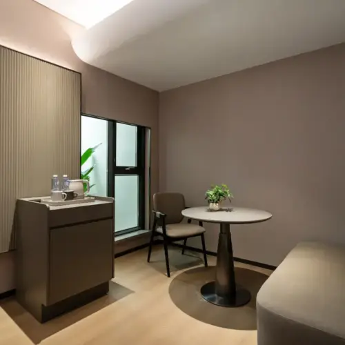 Serene Superior Twin Room (Smart Whole-Room Fresh Air System, 65-Inch Screen Casting TV, Minibar)