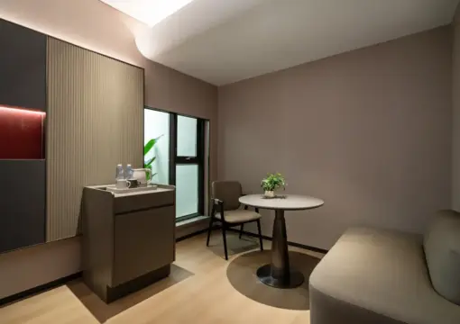 Serene Superior Twin Room (Smart Whole-Room Fresh Air System, 65-Inch Screen Casting TV, Minibar)