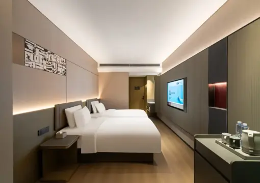 Serene Superior Twin Room (Smart Whole-Room Fresh Air System, 65-Inch Screen Casting TV, Minibar)