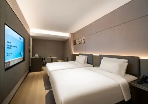 Serene Superior Twin Room (Smart Whole-Room Fresh Air System, 65-Inch Screen Casting TV, Minibar)