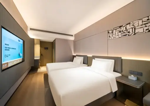 Zhuyin Deluxe Twin Room(Smart Voice Room Control, 65-Inch Screen Casting TV, Minibar)